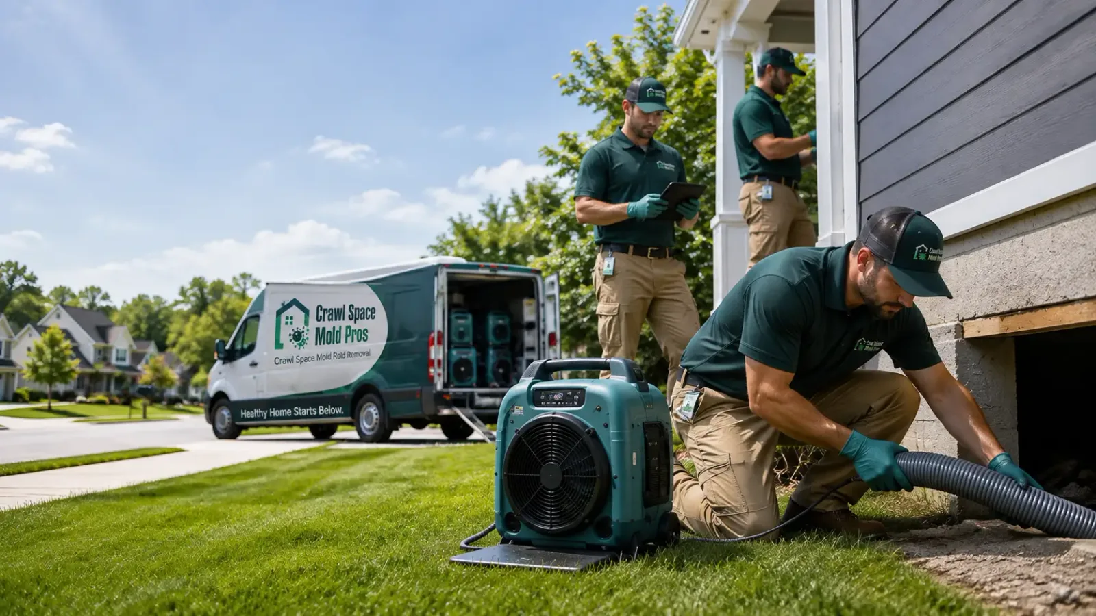 Crawl Space Mold Removal in Hubbard, IA